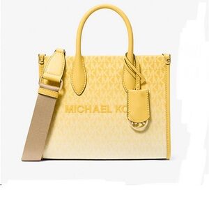 Michael Kors Mirella Small Ombré Signature Logo Crossbody Bag new
